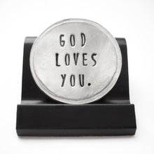 Load image into Gallery viewer, God Loves You Courage Coin
