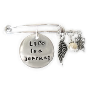 Life is a Journey Bangle Bracelet
