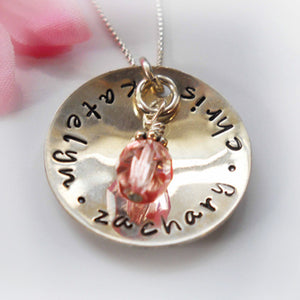 Love Thy Mother Sterling Silver Necklace