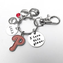 Load image into Gallery viewer, Phillies &quot;I love this game&quot; Key Ring
