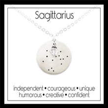 Load image into Gallery viewer, Sagittarius Zodiac Constellation Necklace
