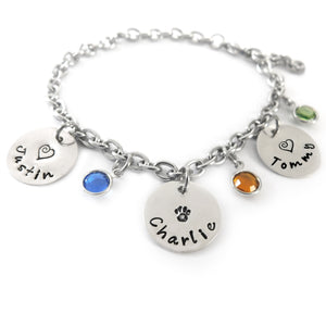 Silver or Gold Chain Link Bracelet