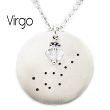 Load image into Gallery viewer, Virgo Zodiac Constellation Necklace
