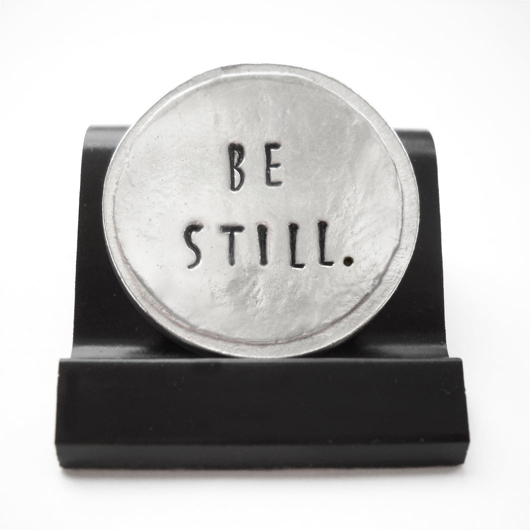 Be Still Courage Coin