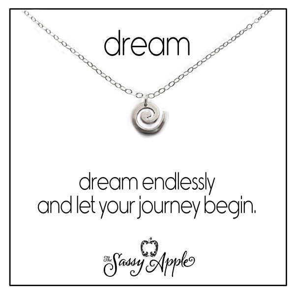 Dream - One Word Carded Necklace