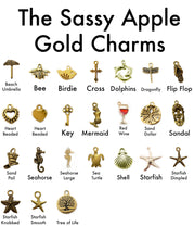 Load image into Gallery viewer, Silver or Gold Beach Badge Necklace - Regular
