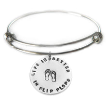 Load image into Gallery viewer, Life is Better Bracelet - You choose the phrase!
