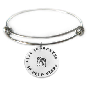Life is Better Bracelet - You choose the phrase!