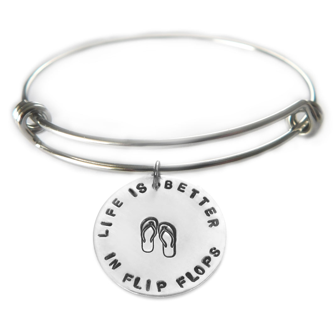 Life is Better Bracelet - You choose the phrase!