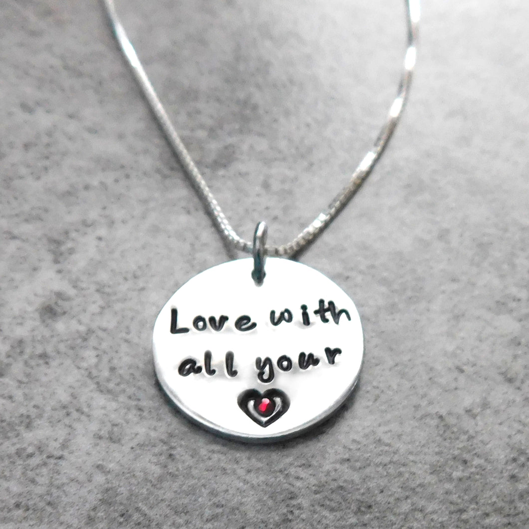 Love with all your heart necklace