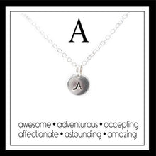 Load image into Gallery viewer, A - Alphabet Inspiring Necklace
