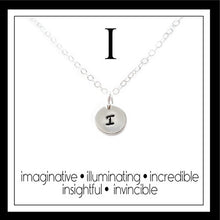 Load image into Gallery viewer, I - Alphabet Inspiring Necklace
