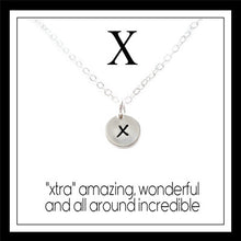 Load image into Gallery viewer, X - Alphabet Inspiring Necklace
