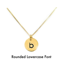 Load image into Gallery viewer, Silver or Gold Mini Monogram Necklace
