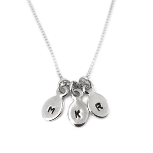 Barely There Silver or Gold Oval Tag Necklace